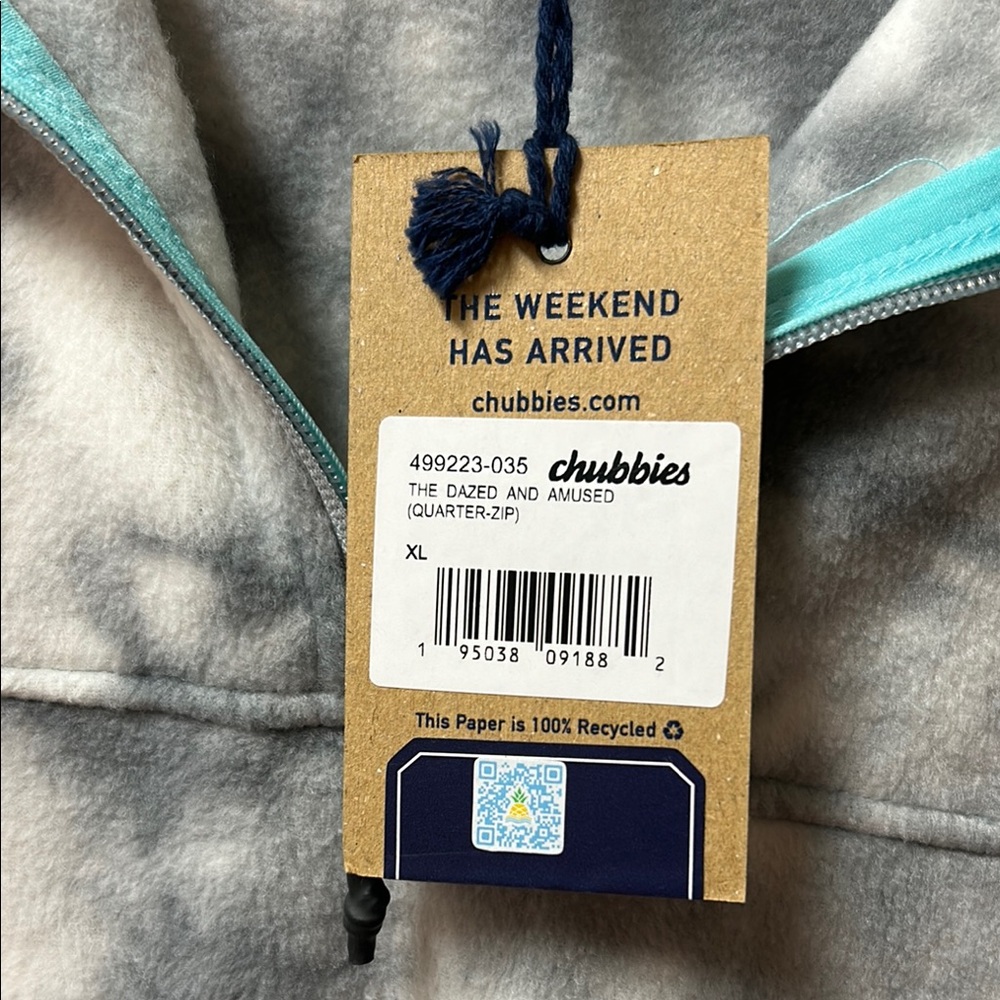 Chubbies Gray and Blue Men's Sweater - Picture 3 of 5
